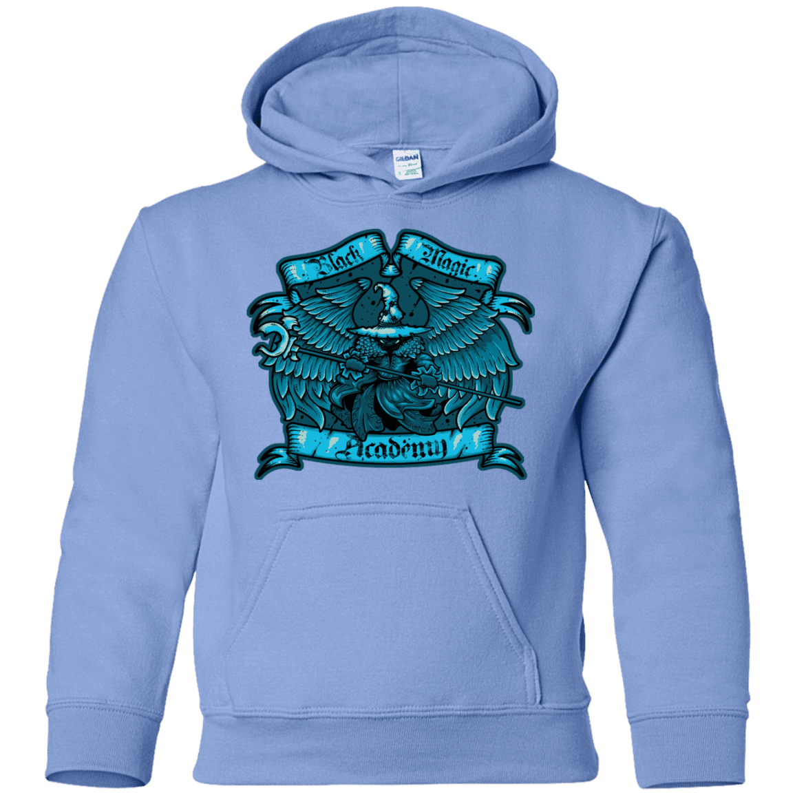 Sweatshirts Carolina Blue / YS Black Magic Academy Youth Hoodie