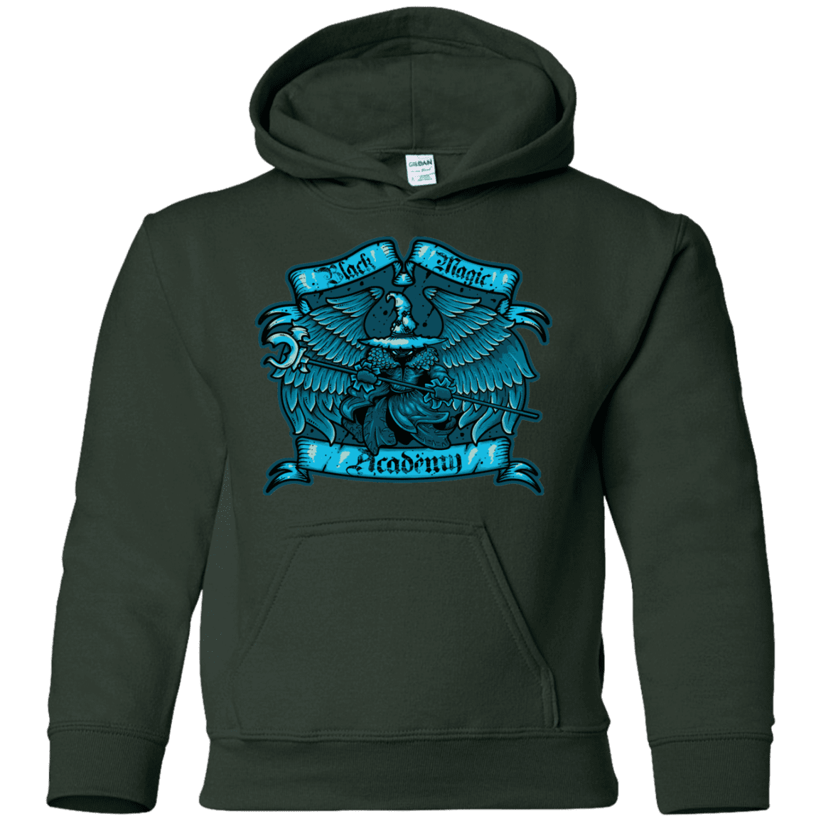 Sweatshirts Forest Green / YS Black Magic Academy Youth Hoodie
