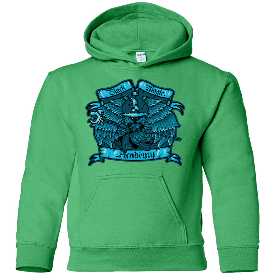 Sweatshirts Irish Green / YS Black Magic Academy Youth Hoodie