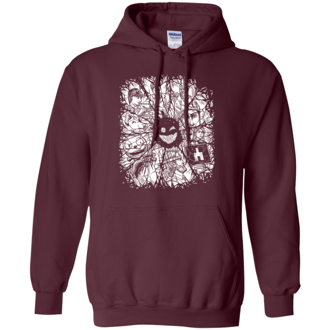 Sweatshirts Maroon / S Black Mirror Pullover Hoodie