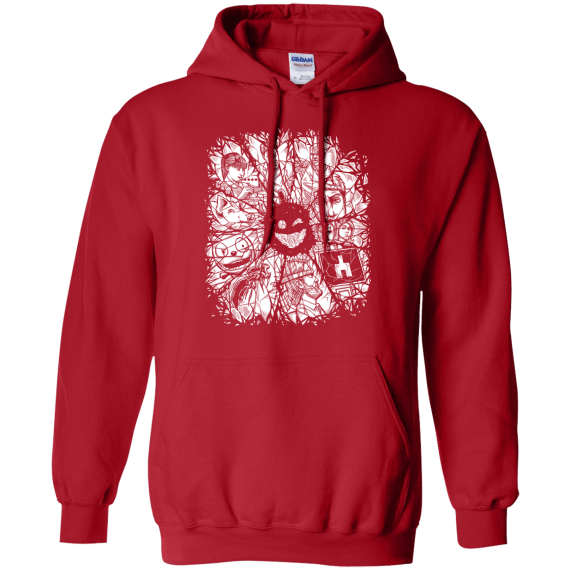 Sweatshirts Red / S Black Mirror Pullover Hoodie