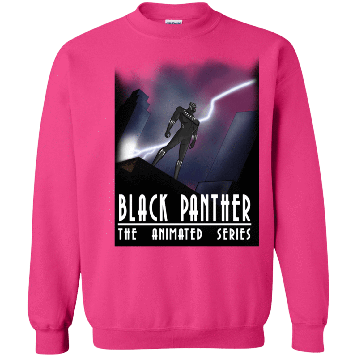 Sweatshirts Heliconia / S Black Panther The Animated Series Crewneck Sweatshirt