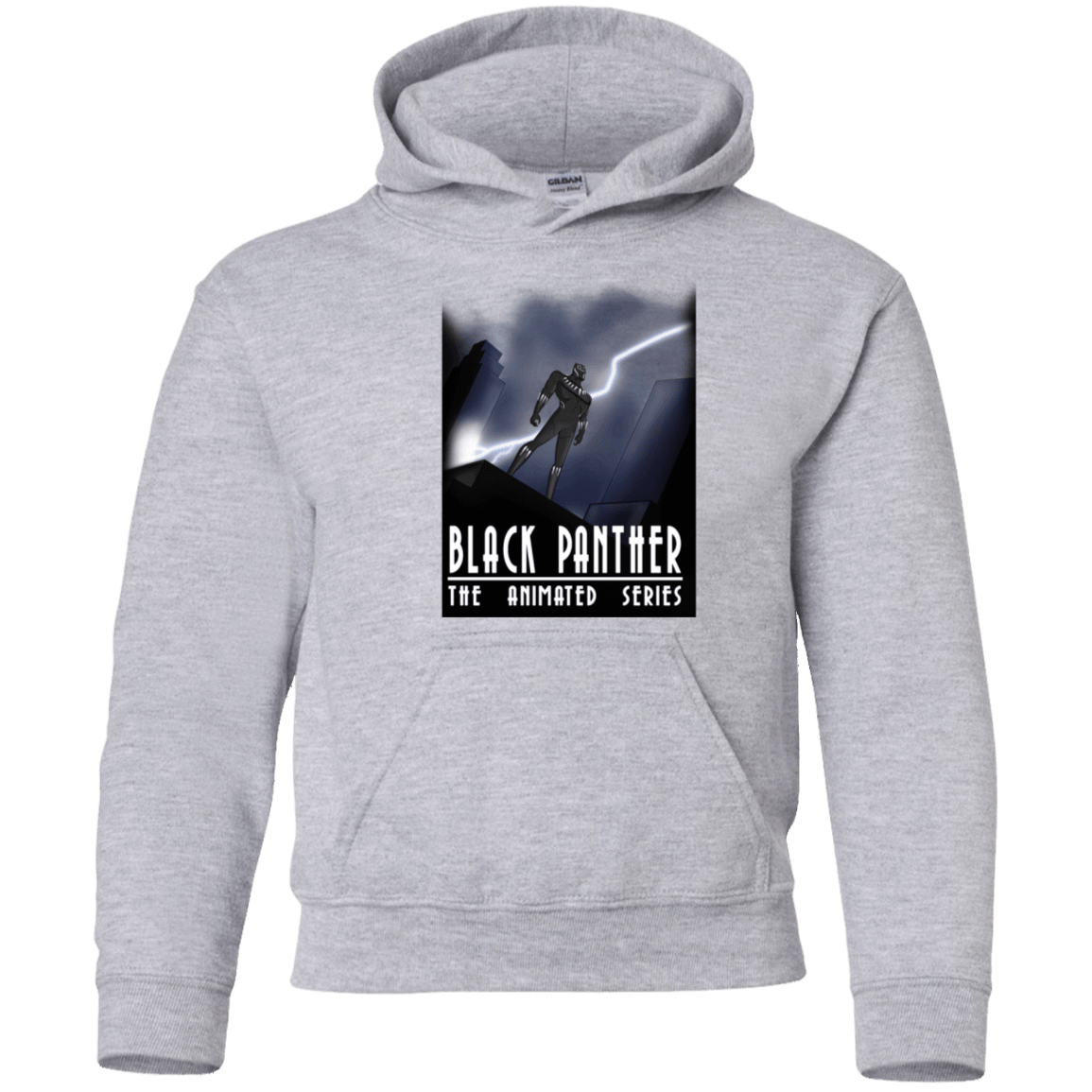 Sweatshirts Sport Grey / YS Black Panther The Animated Series Youth Hoodie