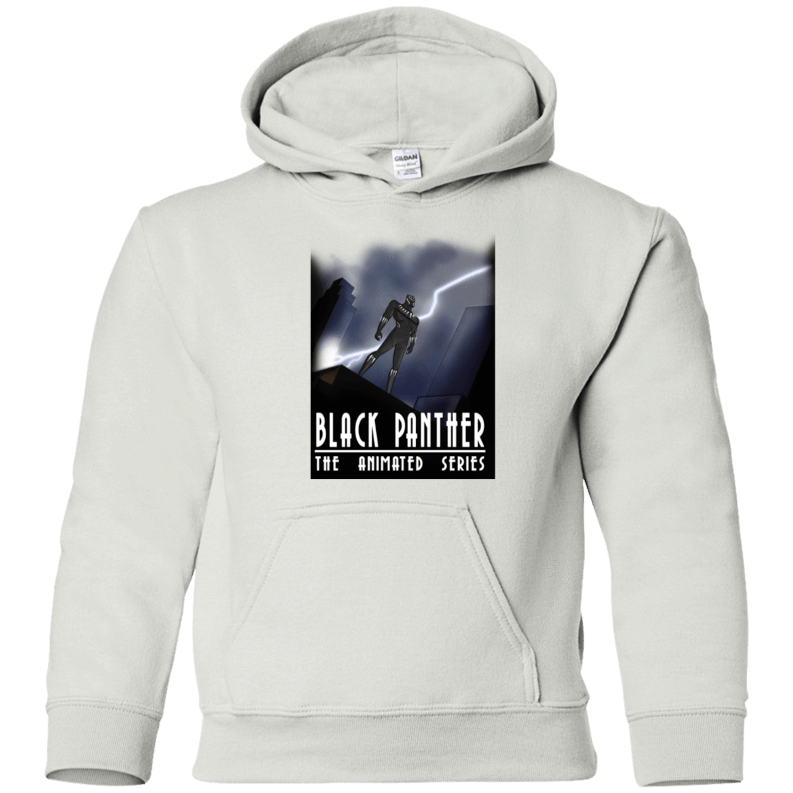 Sweatshirts White / YS Black Panther The Animated Series Youth Hoodie