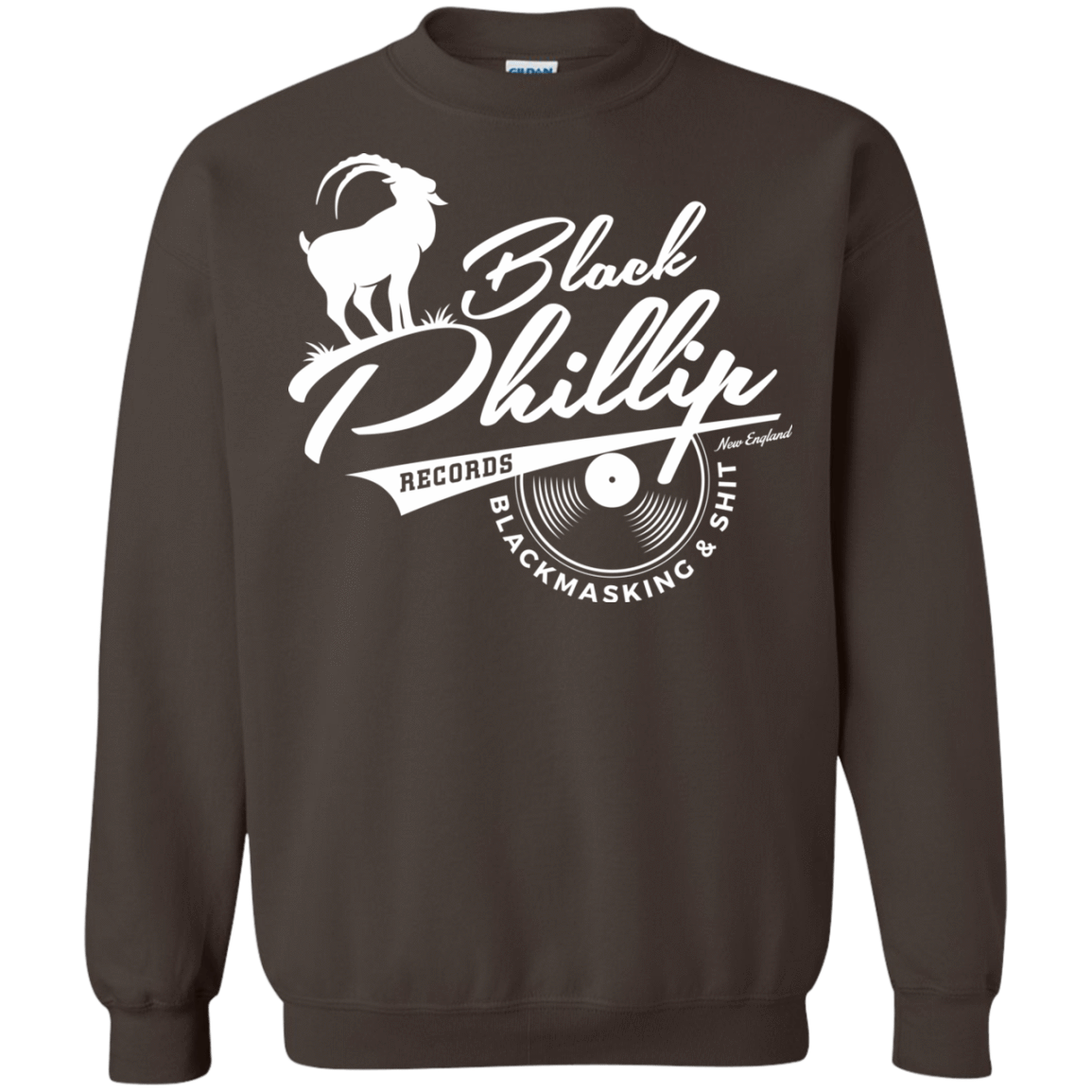 Sweatshirts Dark Chocolate / Small BLACK PHILLIP RECORDS Crewneck Sweatshirt