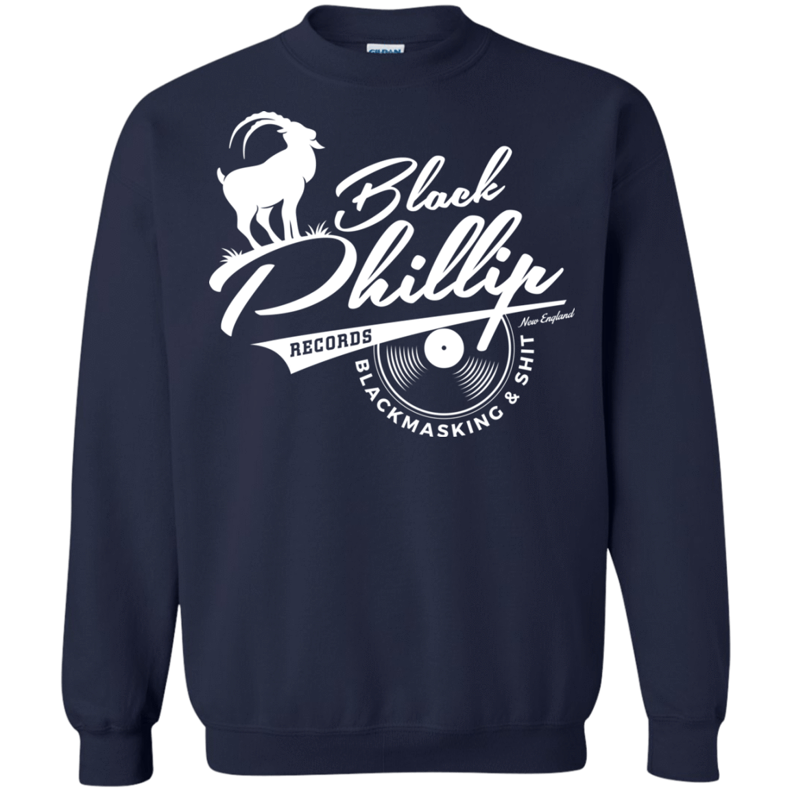 Sweatshirts Navy / Small BLACK PHILLIP RECORDS Crewneck Sweatshirt