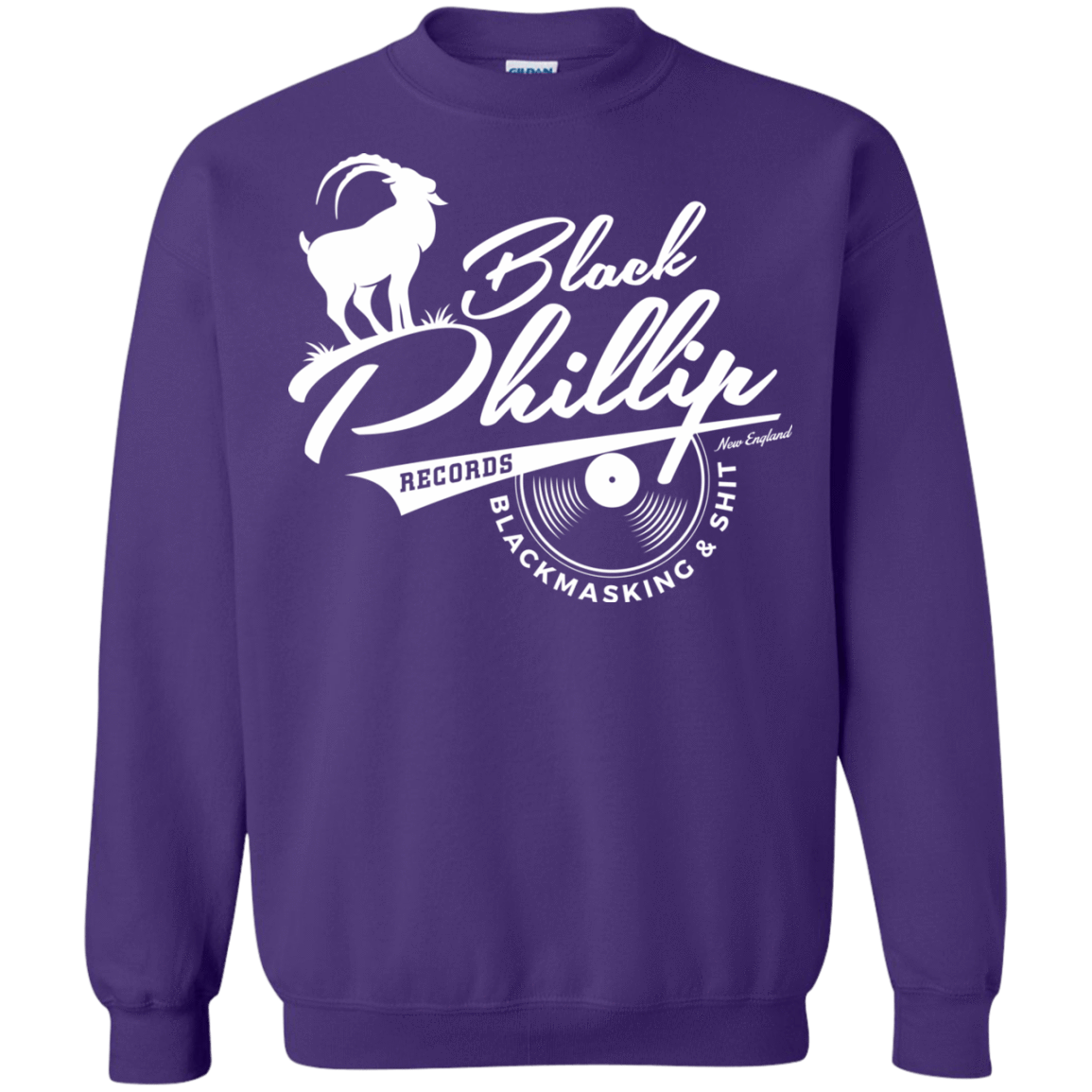 Sweatshirts Purple / Small BLACK PHILLIP RECORDS Crewneck Sweatshirt