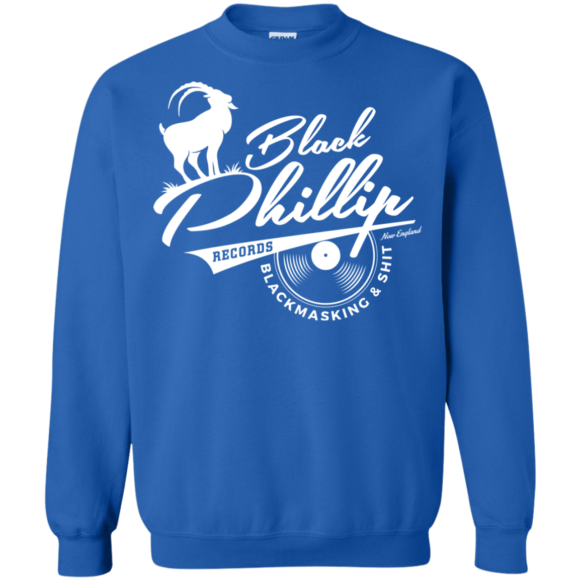 Sweatshirts Royal / Small BLACK PHILLIP RECORDS Crewneck Sweatshirt