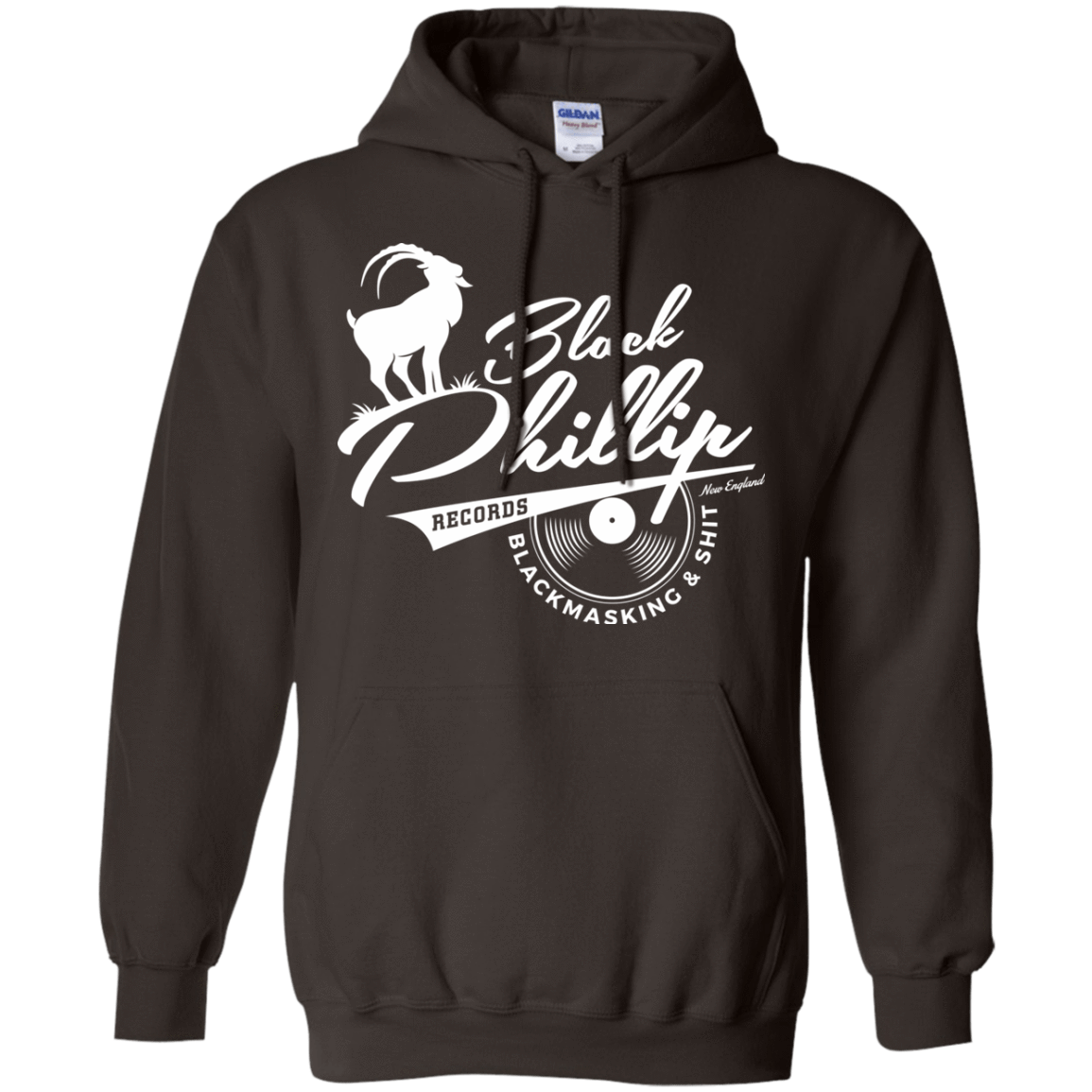 Sweatshirts Dark Chocolate / Small BLACK PHILLIP RECORDS Pullover Hoodie