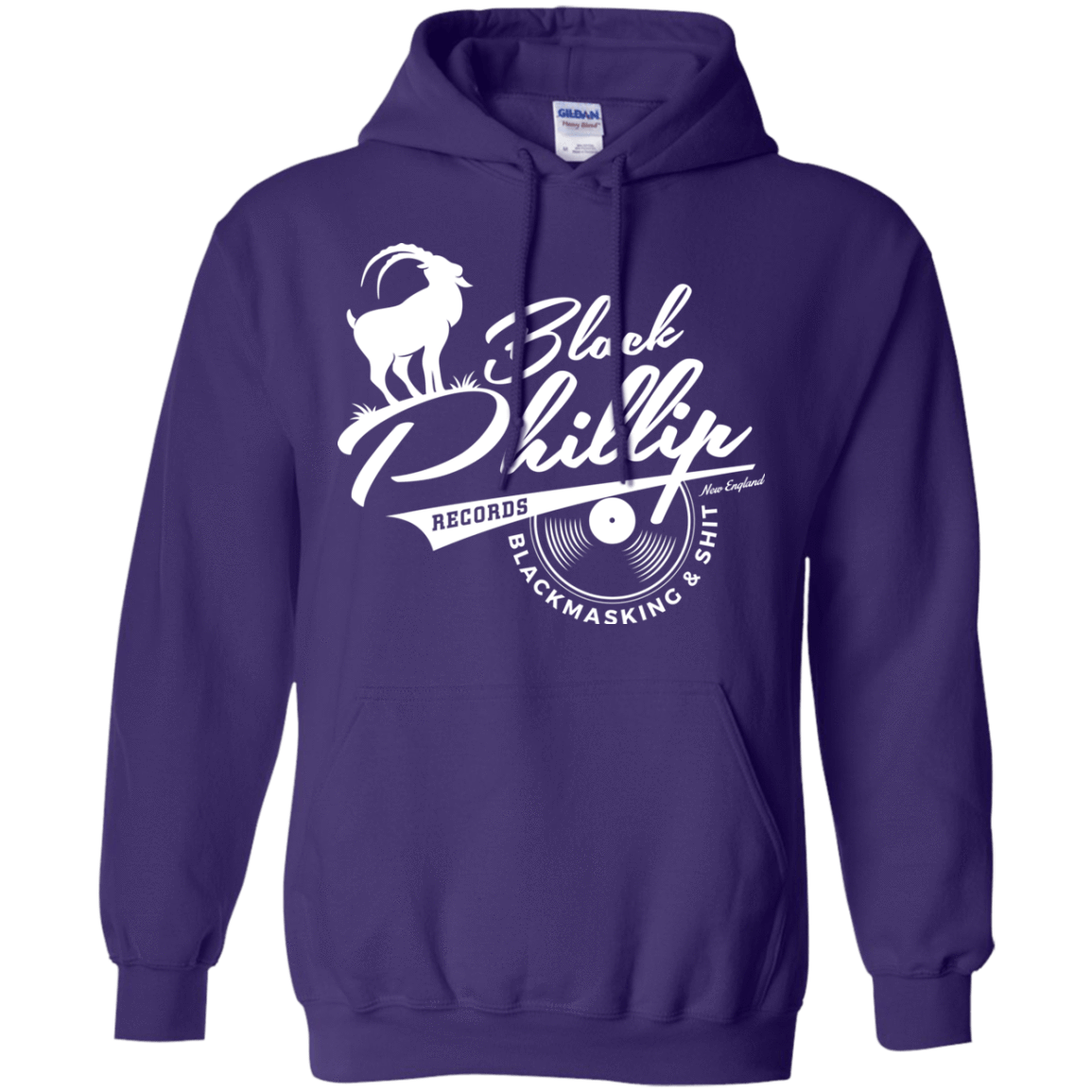 Sweatshirts Purple / Small BLACK PHILLIP RECORDS Pullover Hoodie