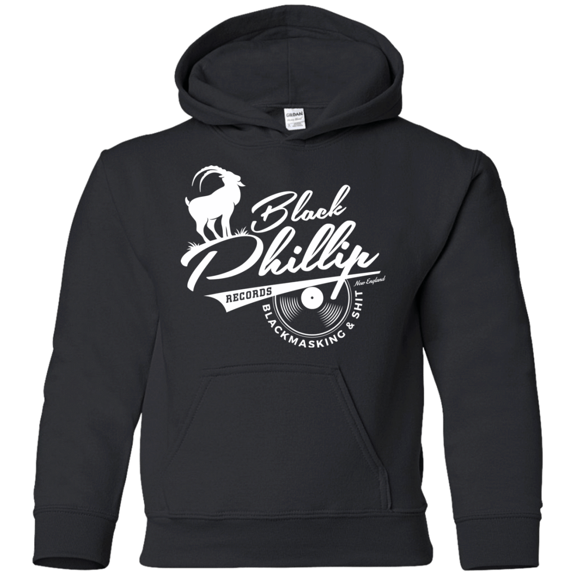 Sweatshirts Black / YS BLACK PHILLIP RECORDS Youth Hoodie
