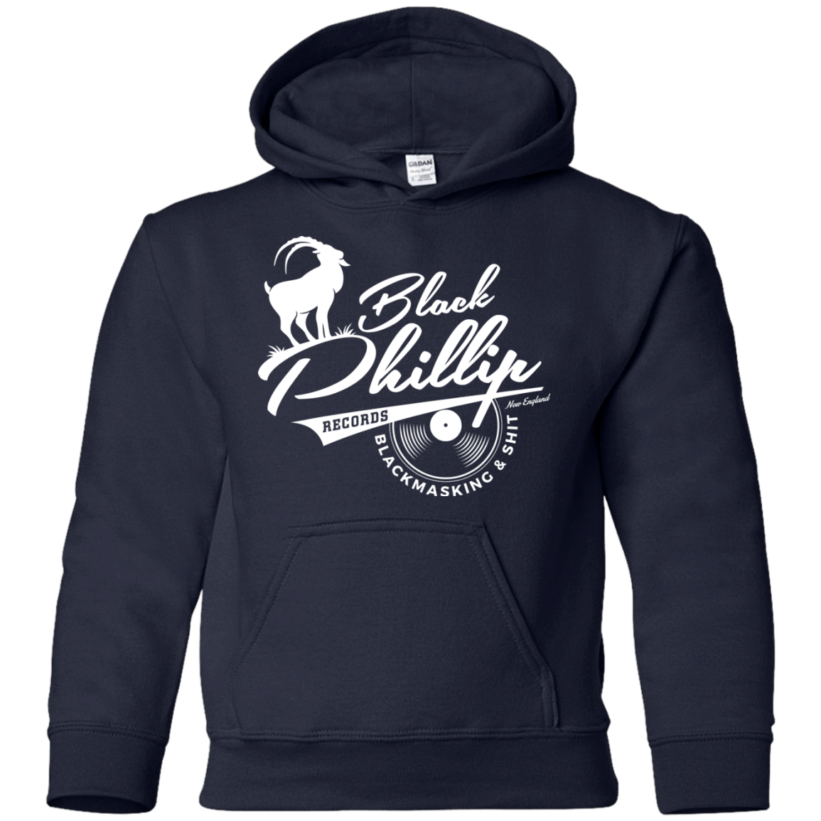 Sweatshirts Navy / YS BLACK PHILLIP RECORDS Youth Hoodie