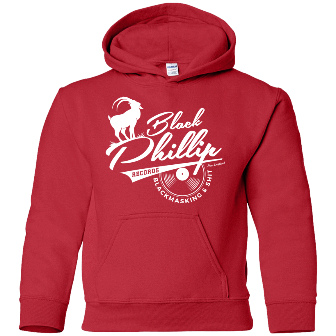 Sweatshirts Red / YS BLACK PHILLIP RECORDS Youth Hoodie