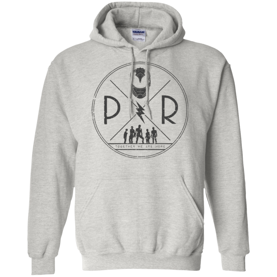 Sweatshirts Ash / Small Black Power Pullover Hoodie