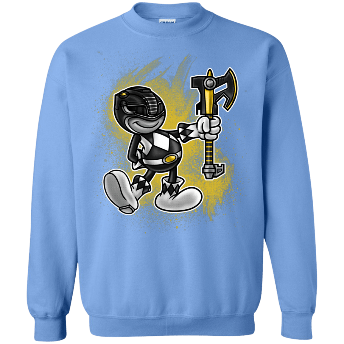 Sweatshirts Carolina Blue / Small Black Ranger Artwork Crewneck Sweatshirt