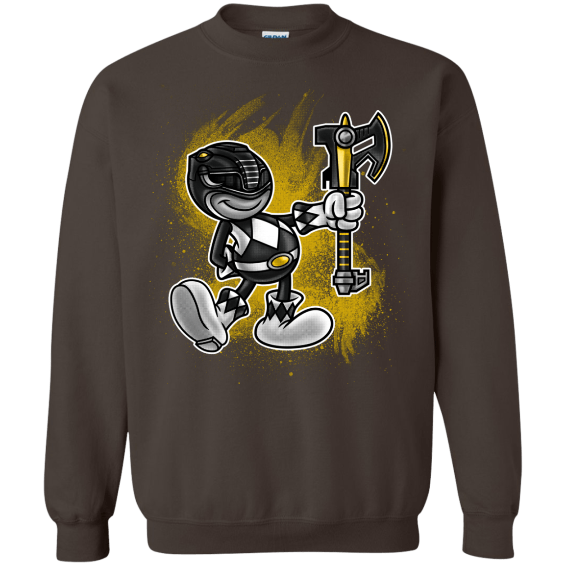 Sweatshirts Dark Chocolate / Small Black Ranger Artwork Crewneck Sweatshirt