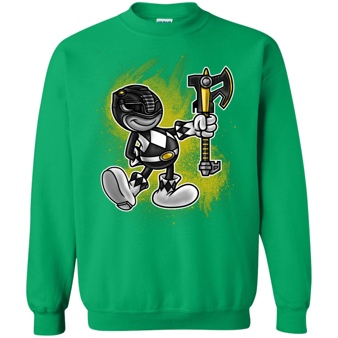 Sweatshirts Irish Green / Small Black Ranger Artwork Crewneck Sweatshirt