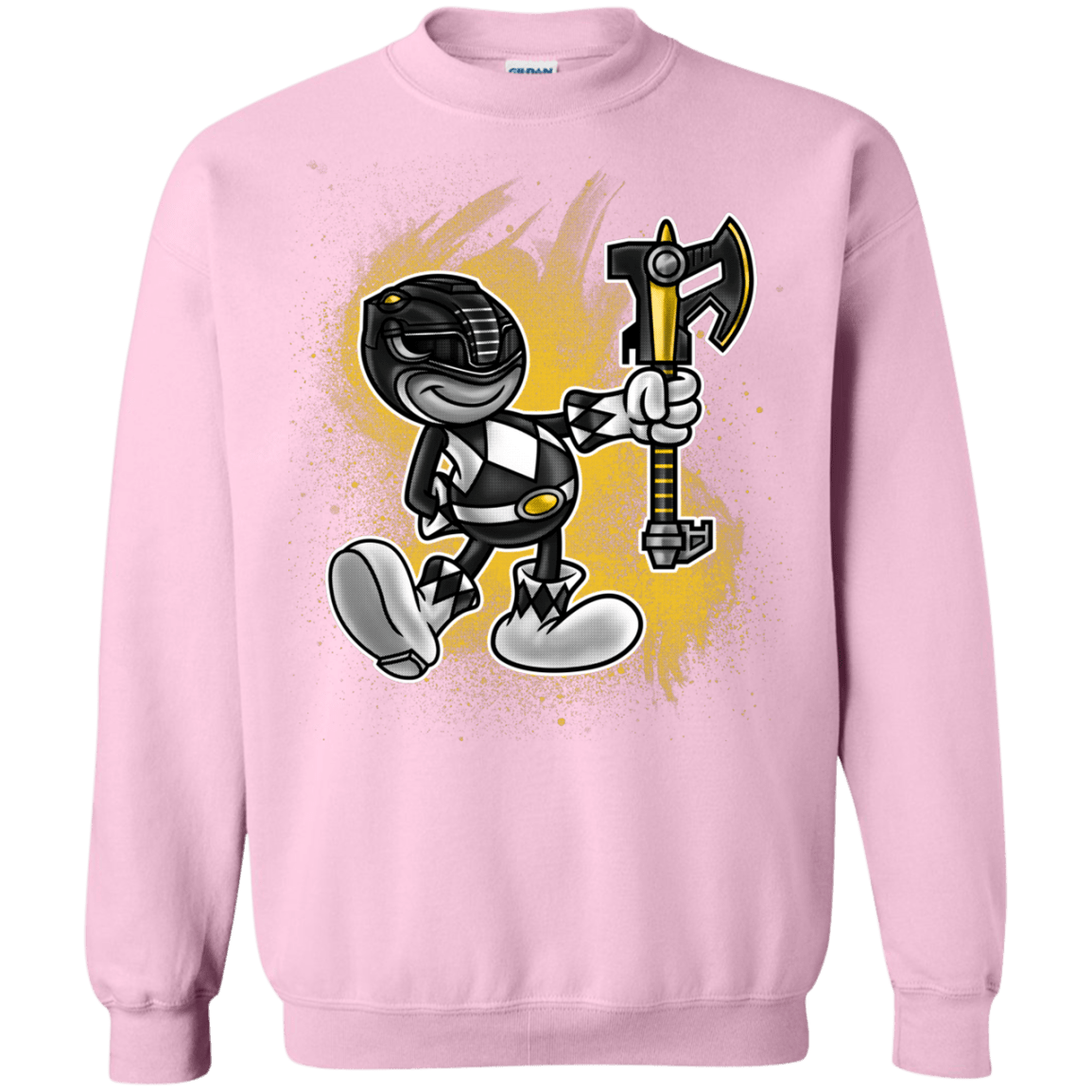Sweatshirts Light Pink / Small Black Ranger Artwork Crewneck Sweatshirt