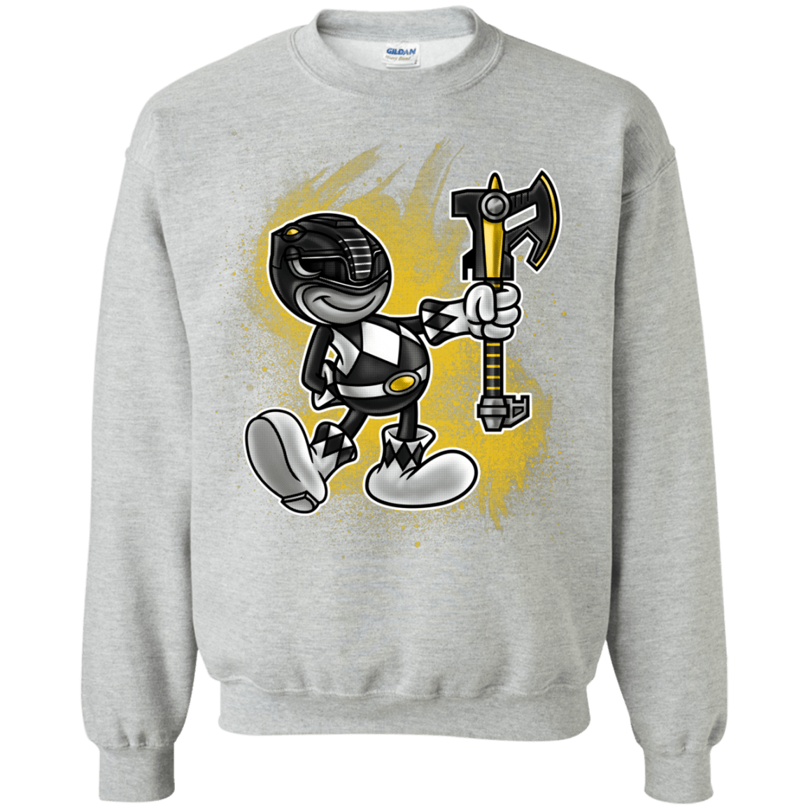 Sweatshirts Sport Grey / Small Black Ranger Artwork Crewneck Sweatshirt
