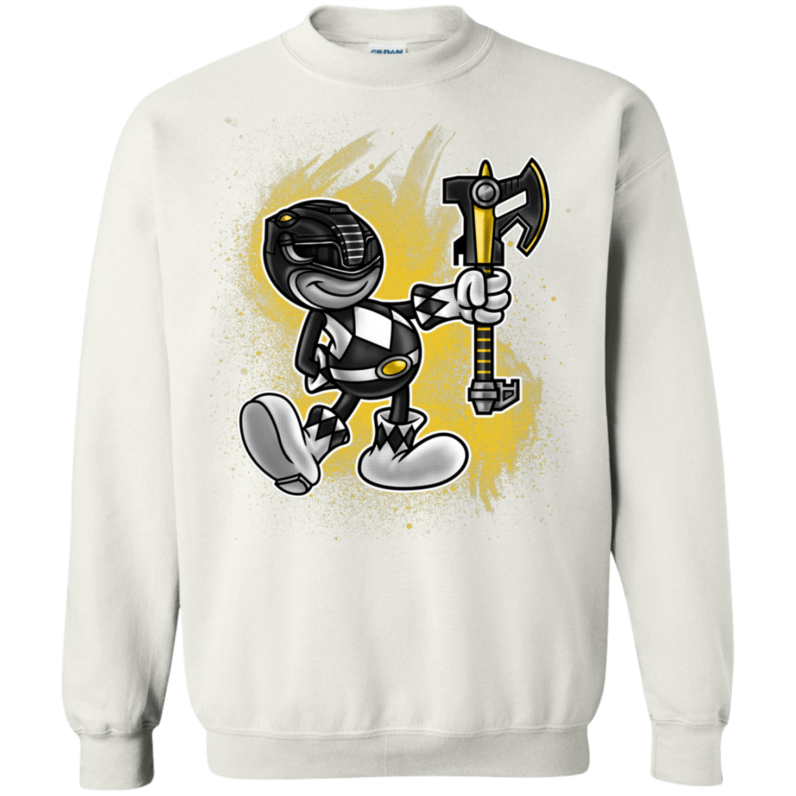 Sweatshirts White / Small Black Ranger Artwork Crewneck Sweatshirt