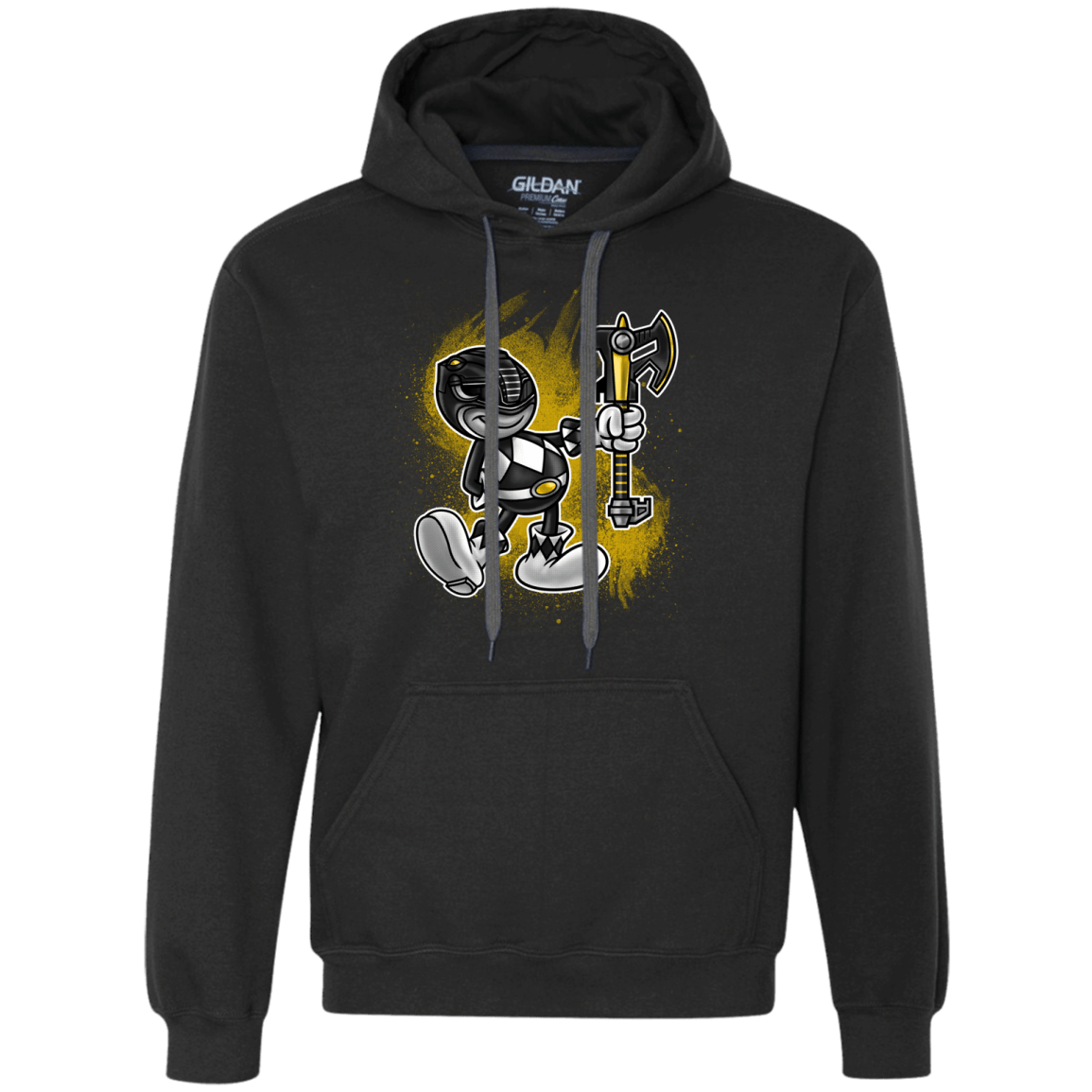 Sweatshirts Black / Small Black Ranger Artwork Premium Fleece Hoodie