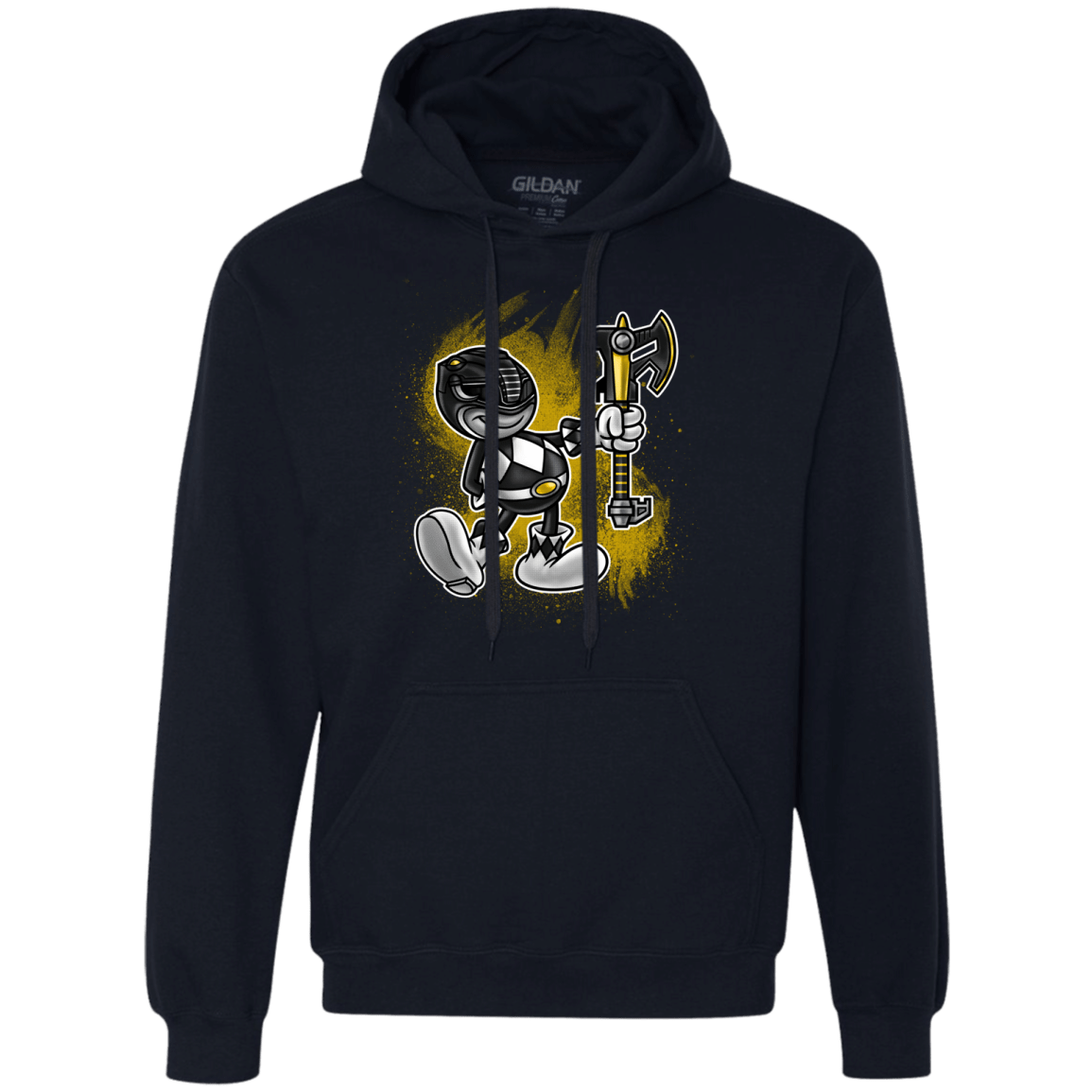 Sweatshirts Navy / Small Black Ranger Artwork Premium Fleece Hoodie