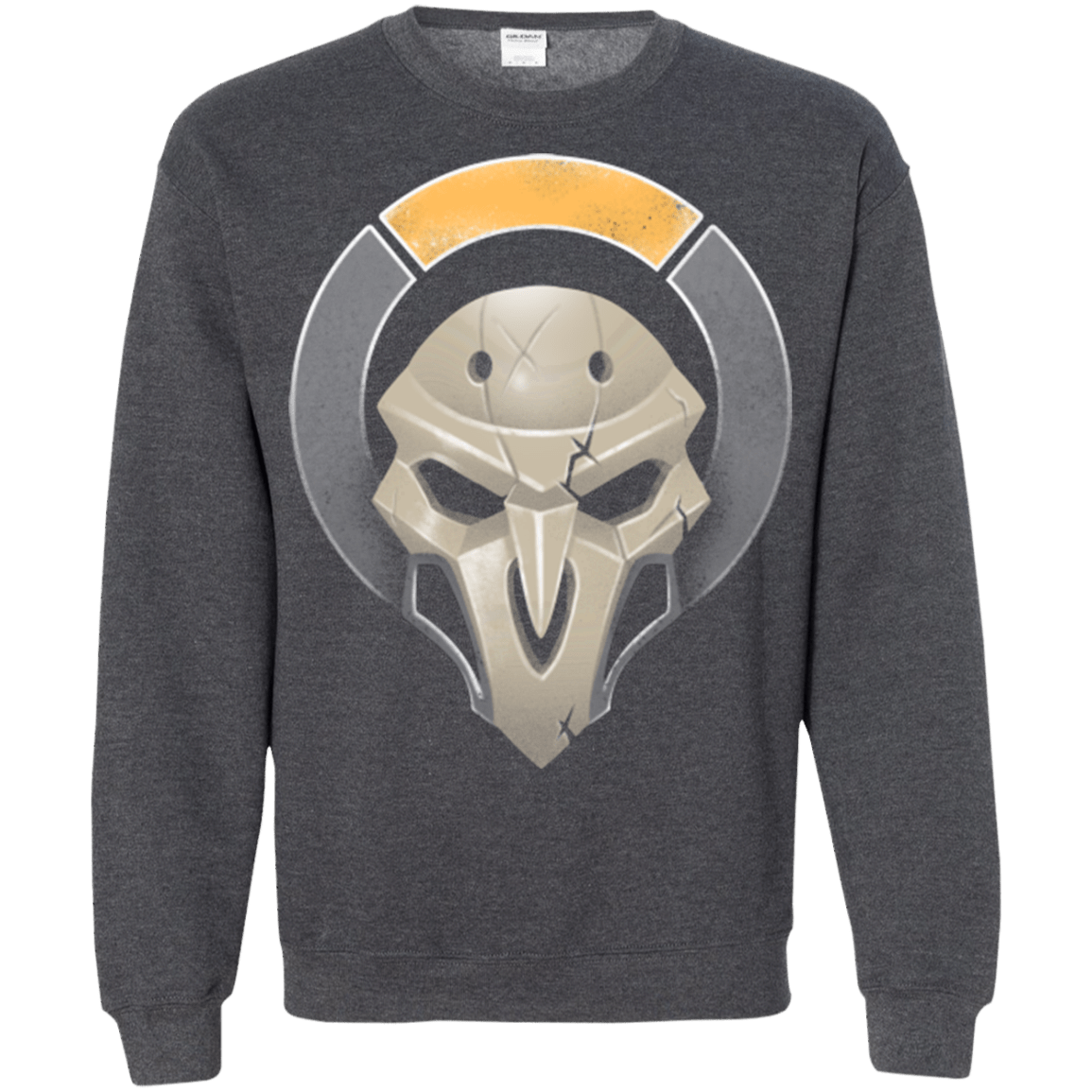 Sweatshirts Dark Heather / Small Black Robed Terrorist Crewneck Sweatshirt