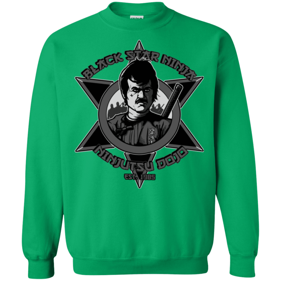Sweatshirts Irish Green / S Black Star Dojo Crewneck Sweatshirt