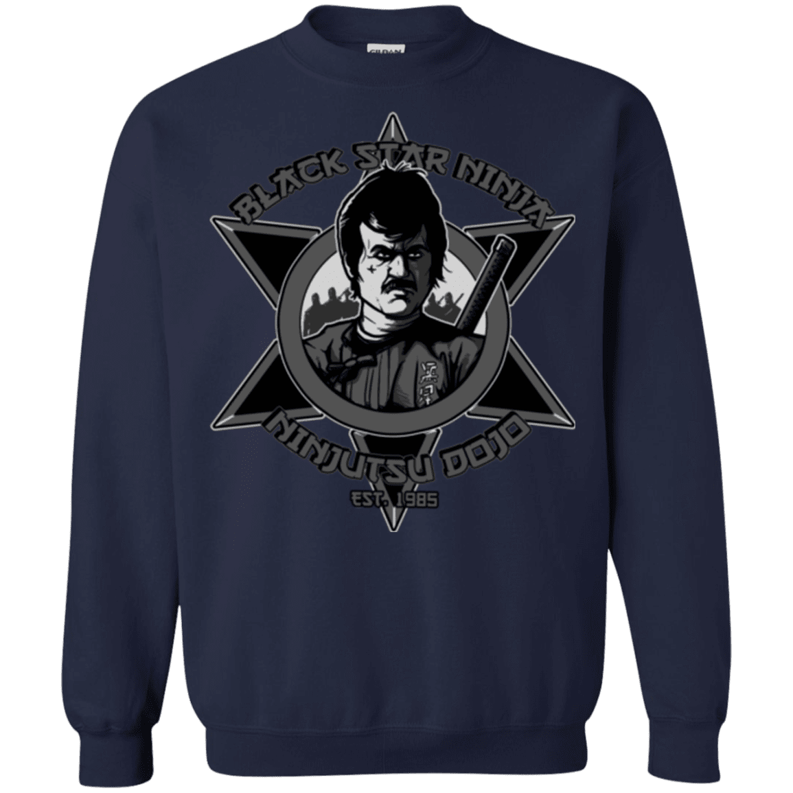 Sweatshirts Navy / S Black Star Dojo Crewneck Sweatshirt