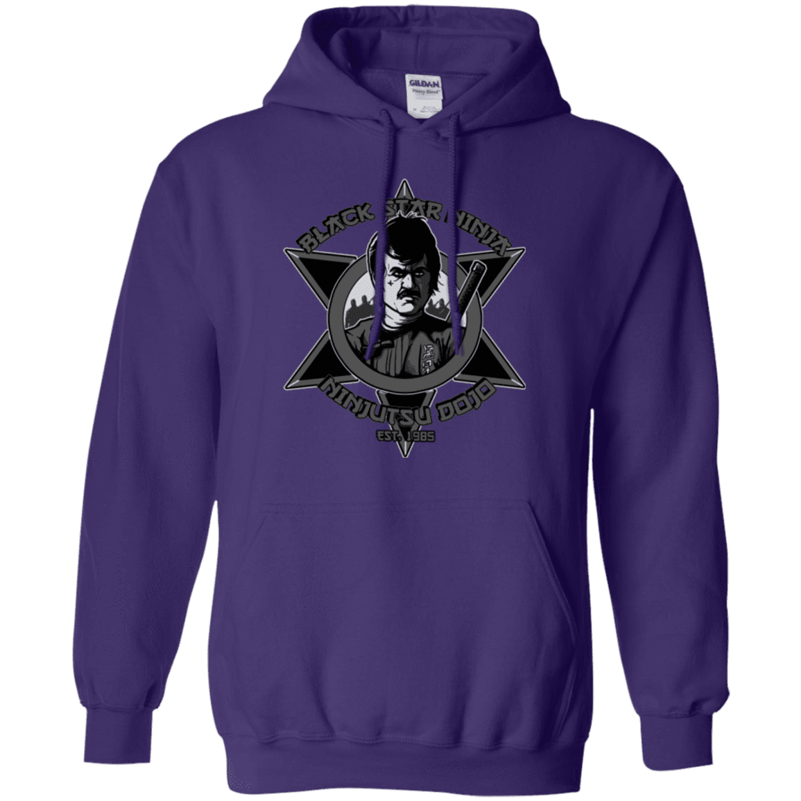 Sweatshirts Purple / S Black Star Dojo Pullover Hoodie
