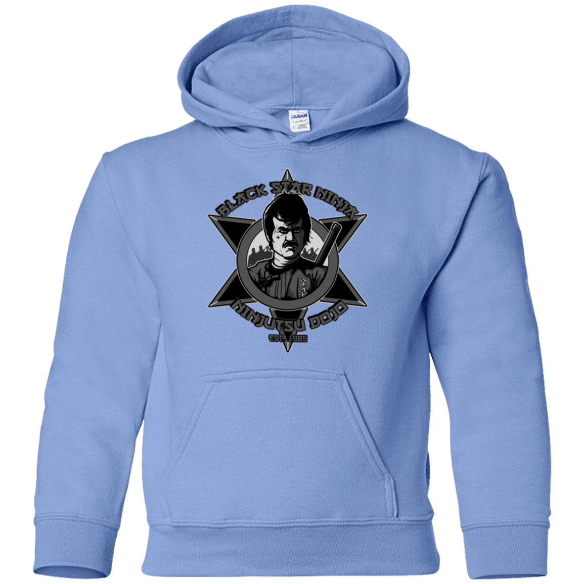 Sweatshirts Carolina Blue / YS Black Star Dojo Youth Hoodie