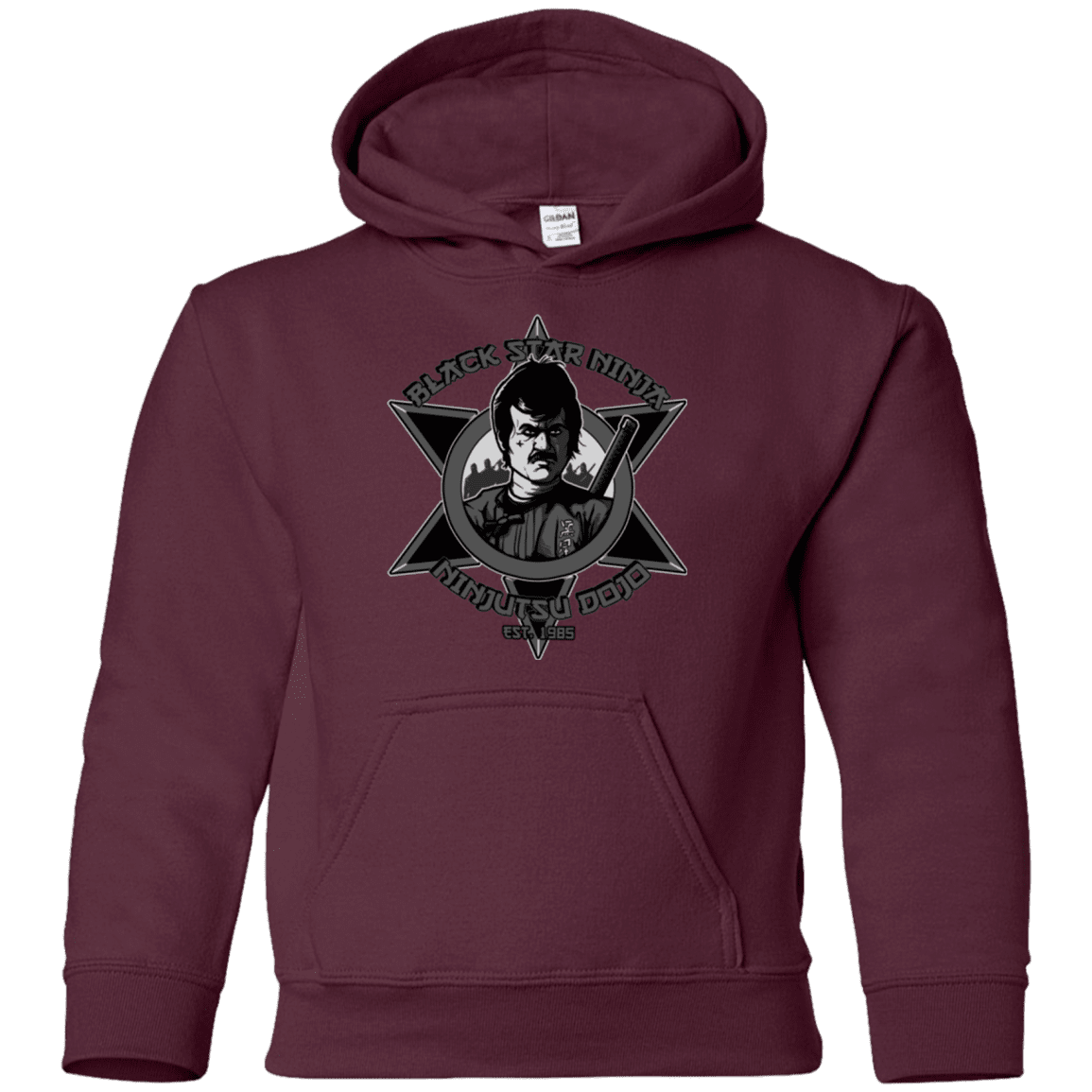 Sweatshirts Maroon / YS Black Star Dojo Youth Hoodie