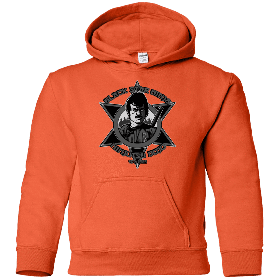 Sweatshirts Orange / YS Black Star Dojo Youth Hoodie