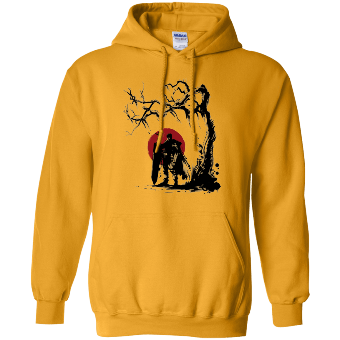 Sweatshirts Gold / Small Black Swordsman under the sun Pullover Hoodie