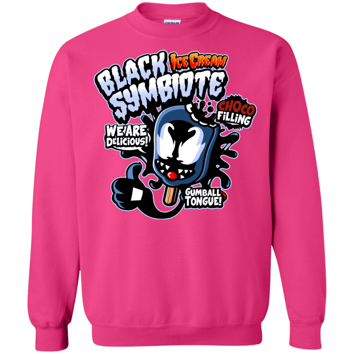 Sweatshirts Heliconia / S Black Symbiote Ice Cream Crewneck Sweatshirt