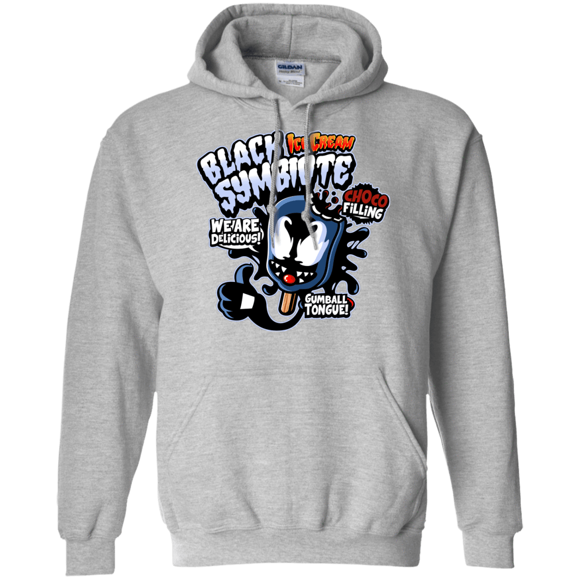 Sweatshirts Sport Grey / S Black Symbiote Ice Cream Pullover Hoodie