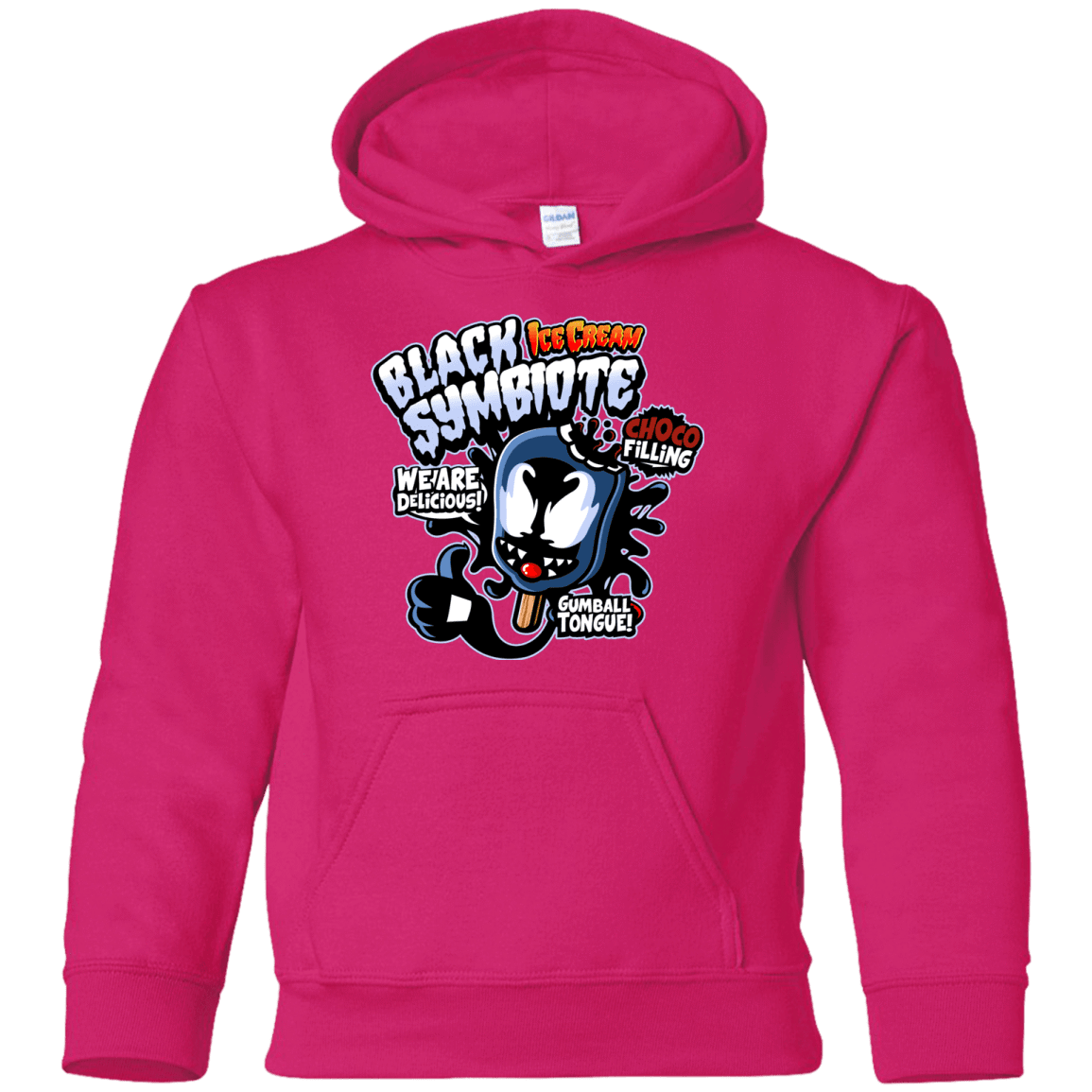 Sweatshirts Heliconia / YS Black Symbiote Ice Cream Youth Hoodie