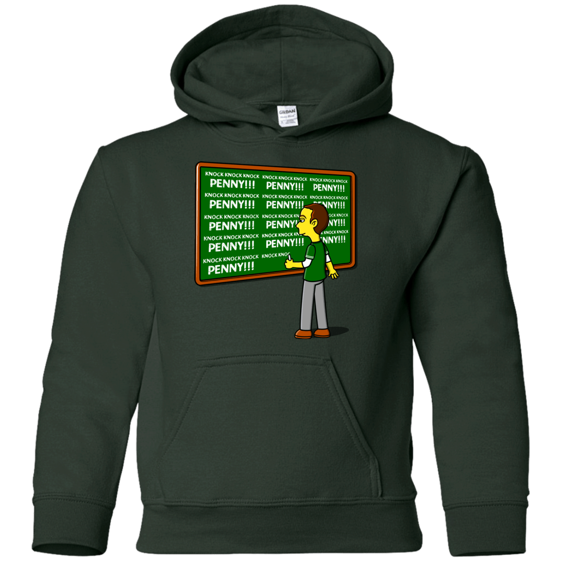 Sweatshirts Forest Green / YS Blackboard Theory Youth Hoodie
