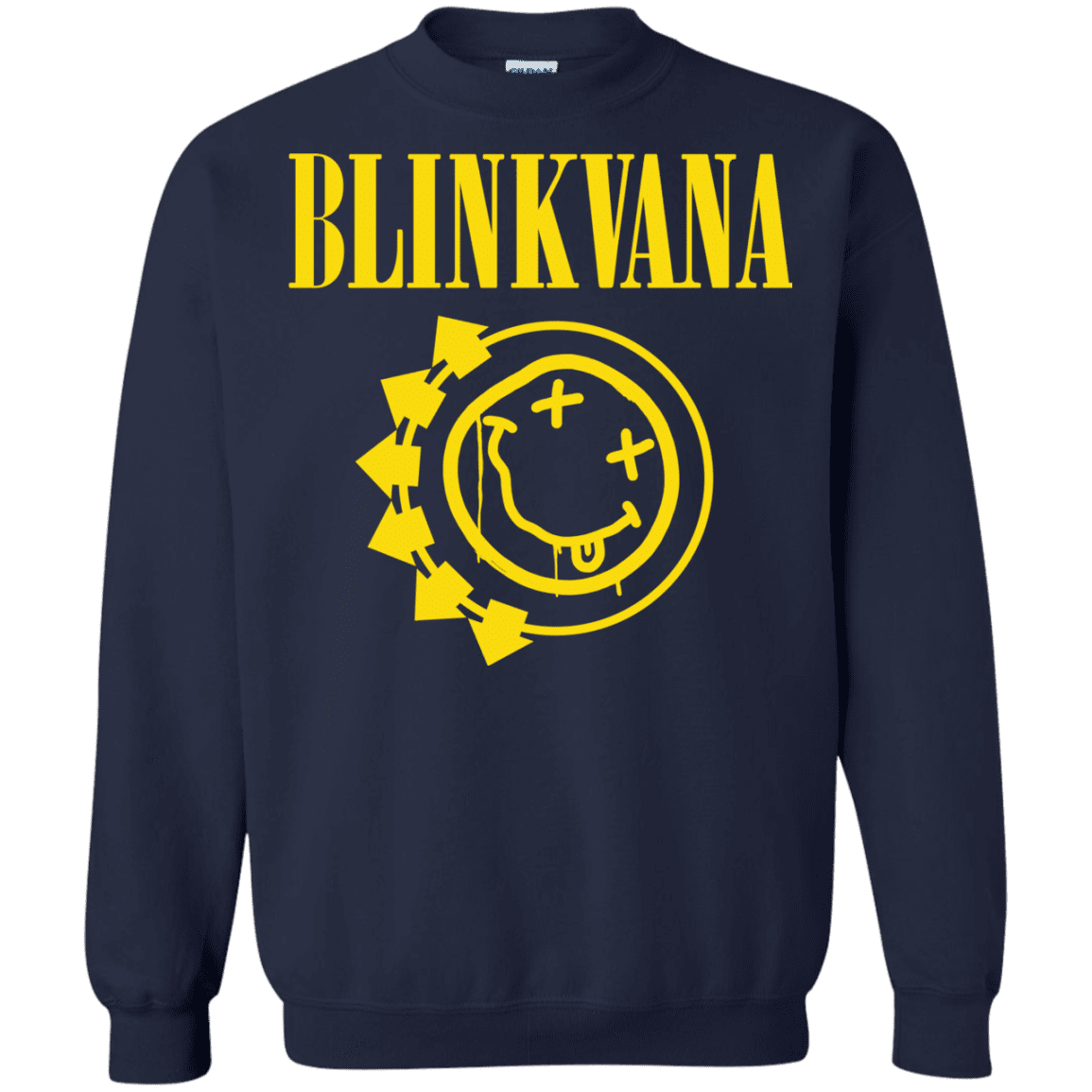 Sweatshirts Navy / S Blinkvana Crewneck Sweatshirt