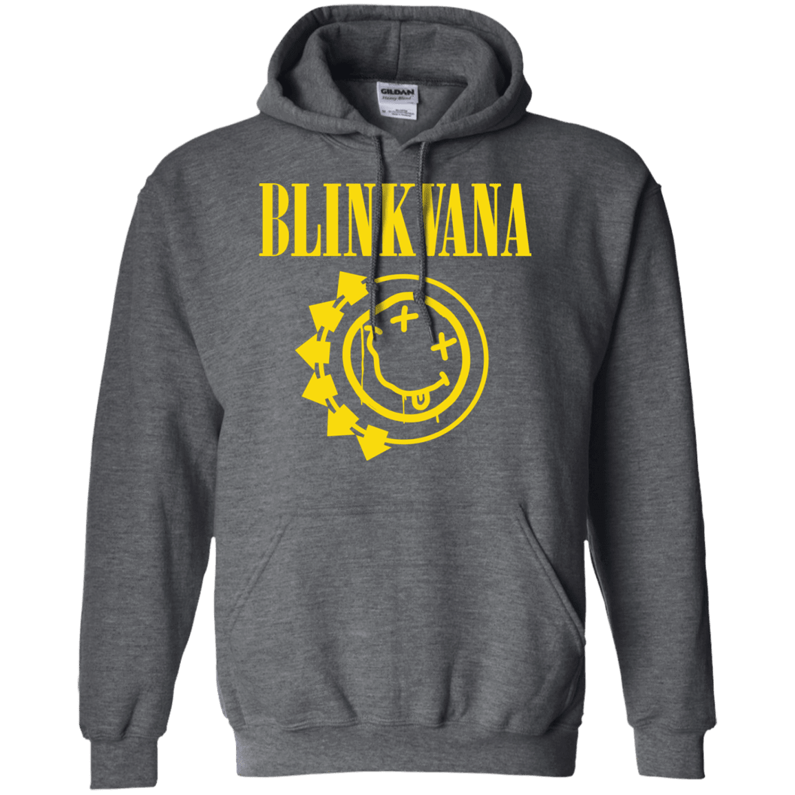 Sweatshirts Dark Heather / S Blinkvana Pullover Hoodie
