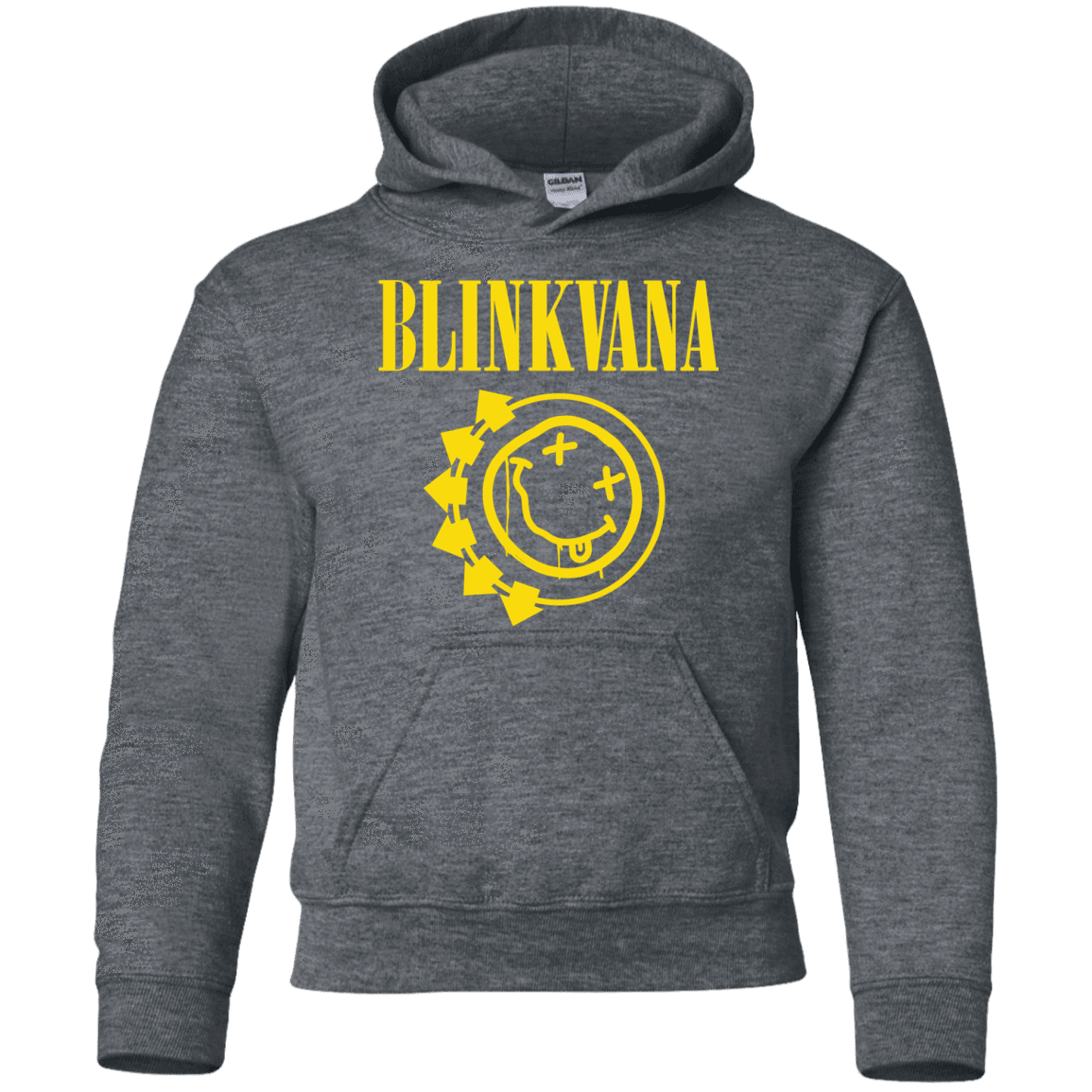 Sweatshirts Dark Heather / YS Blinkvana Youth Hoodie