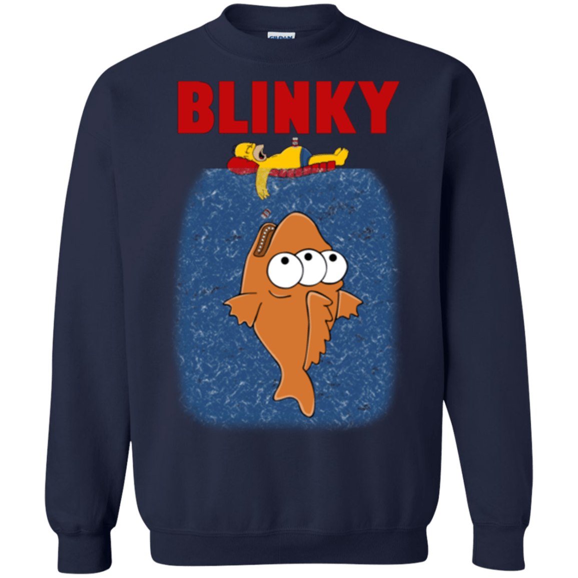 Blinky Jaws Crewneck Sweatshirt