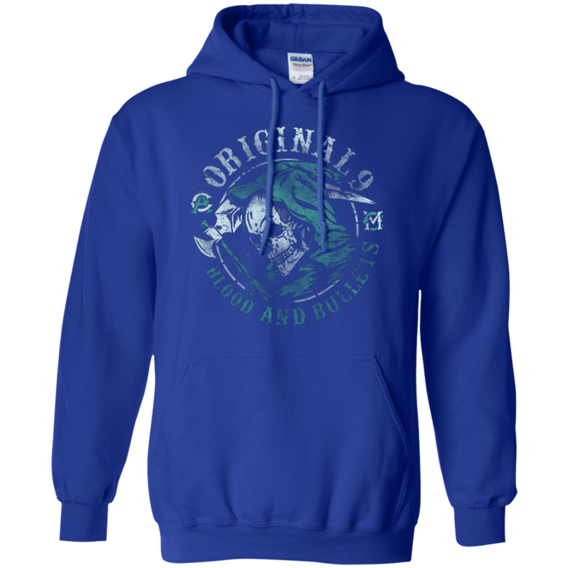 Sweatshirts Royal / Small Blood and Bullets Pullover Hoodie