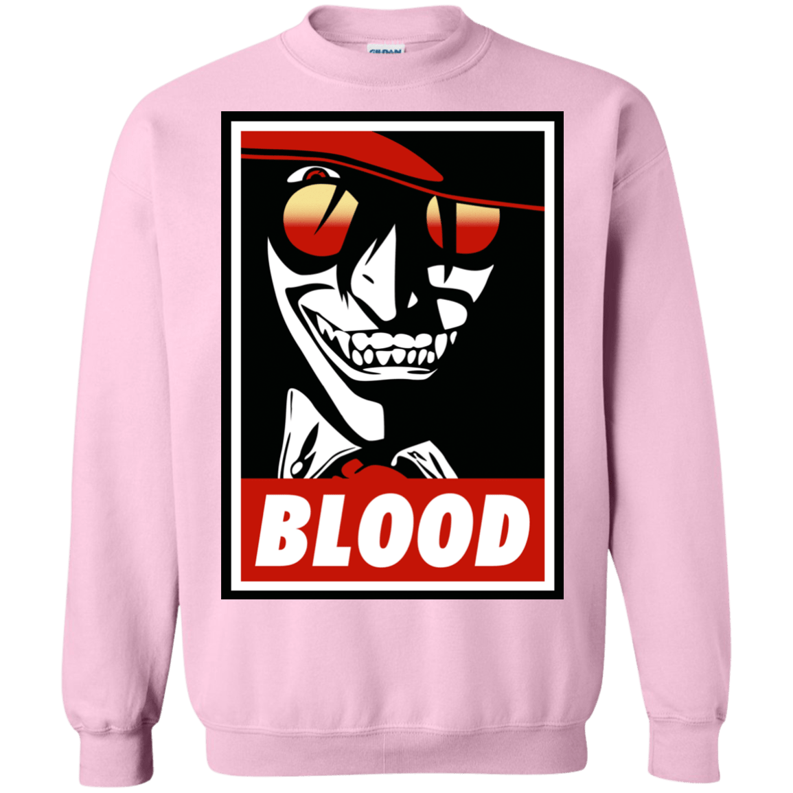 Sweatshirts Light Pink / Small Blood Crewneck Sweatshirt