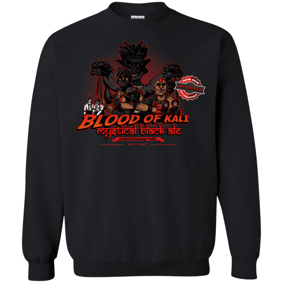 Sweatshirts Black / S Blood Of Kali Crewneck Sweatshirt