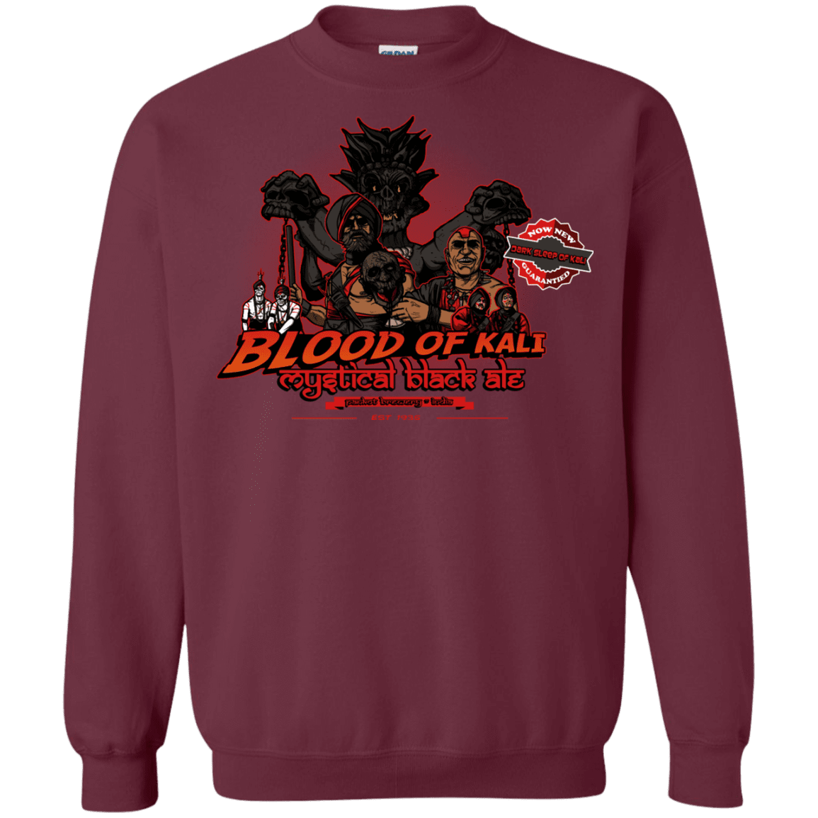 Sweatshirts Maroon / S Blood Of Kali Crewneck Sweatshirt