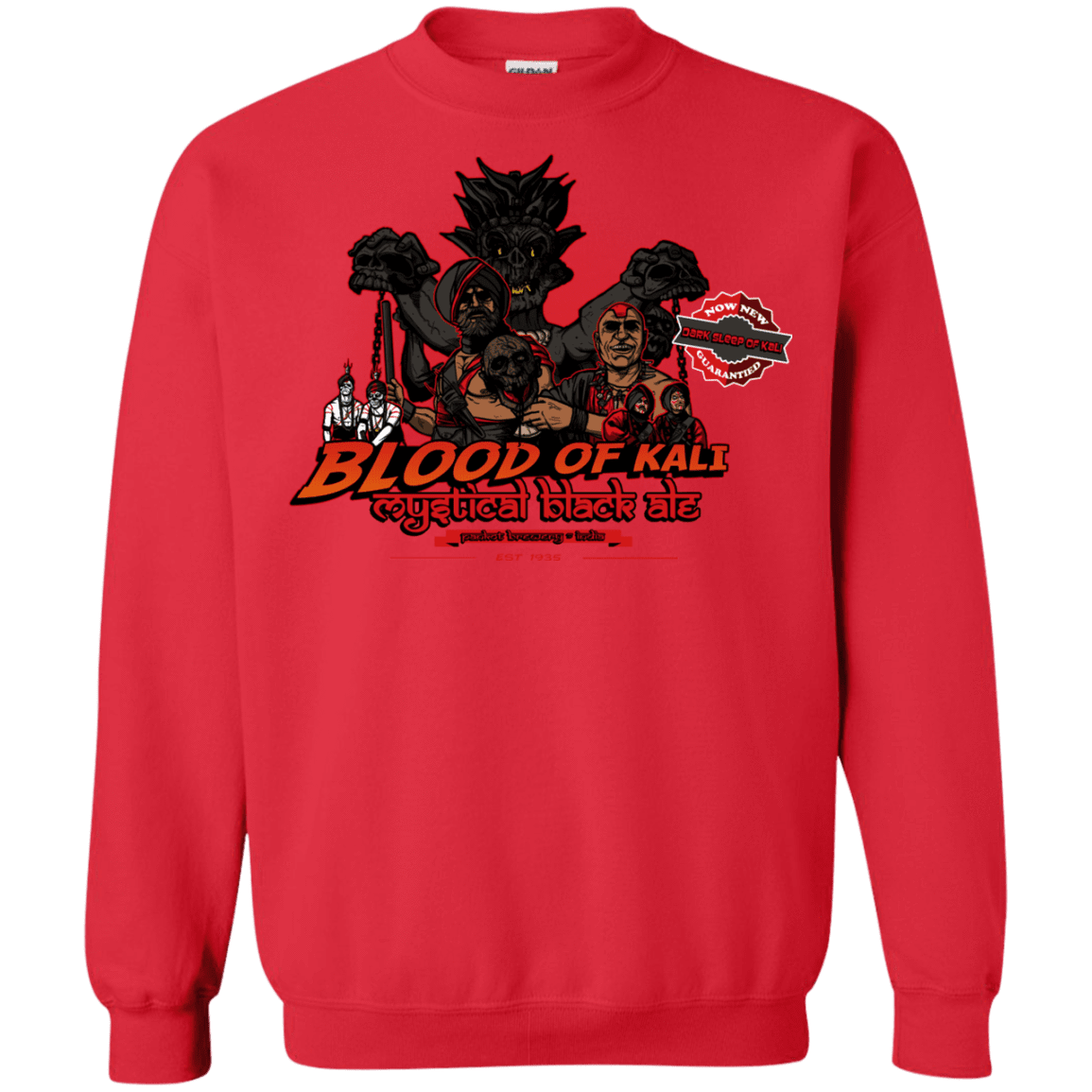 Sweatshirts Red / S Blood Of Kali Crewneck Sweatshirt