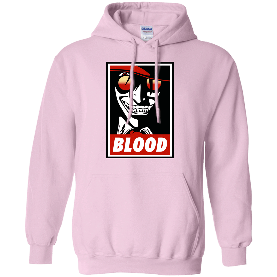 Sweatshirts Light Pink / Small Blood Pullover Hoodie