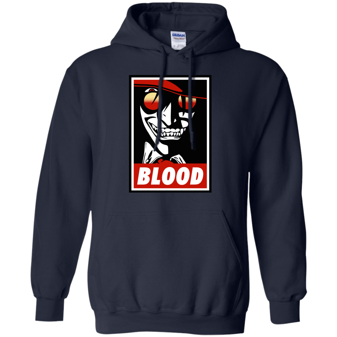Sweatshirts Navy / Small Blood Pullover Hoodie
