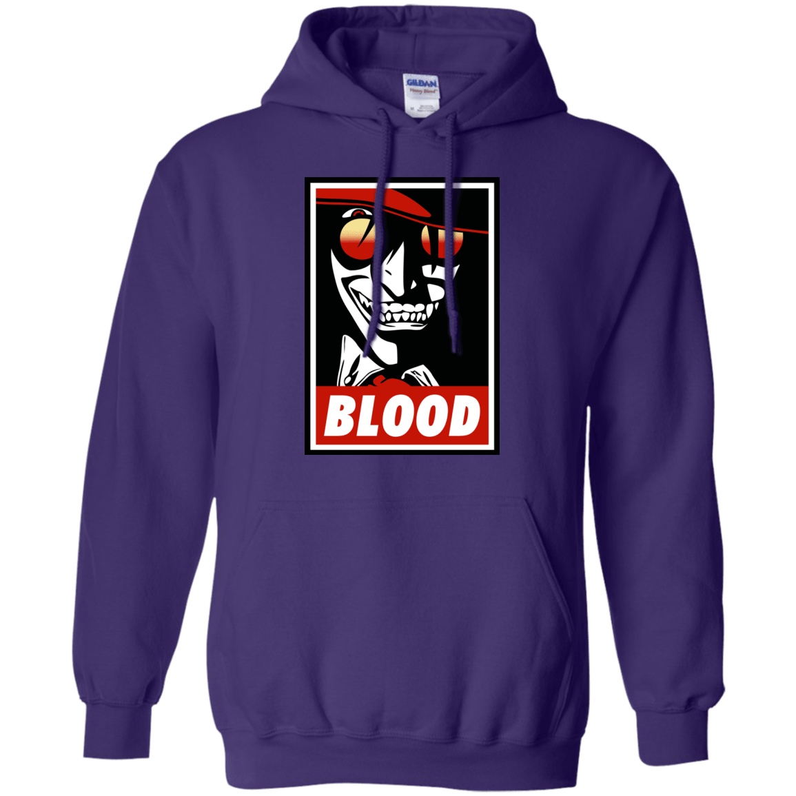 Sweatshirts Purple / Small Blood Pullover Hoodie